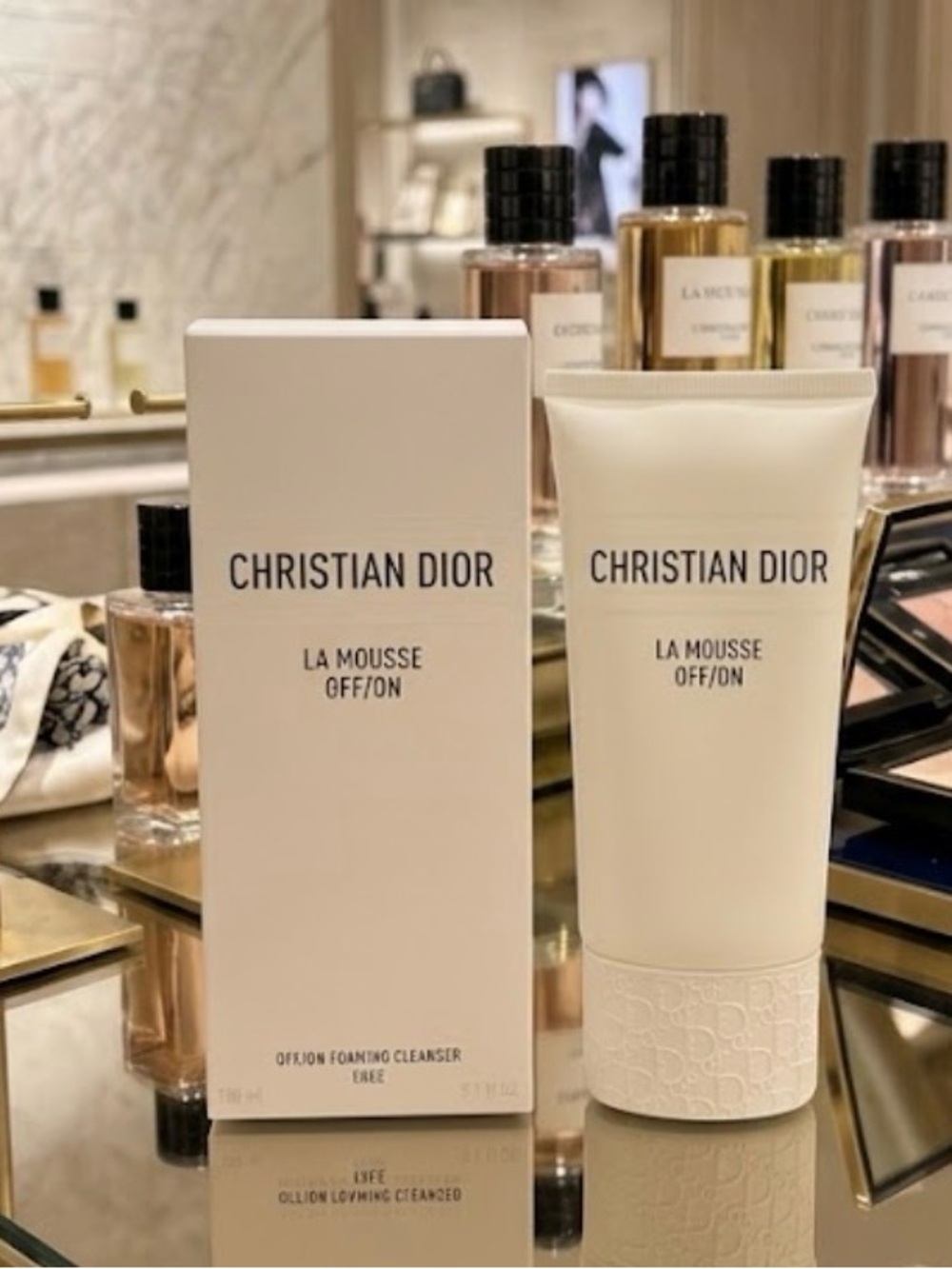 Dior Facial Cleanser La Mousse On/Off Foaming Face Wash Cleanser AMAZING